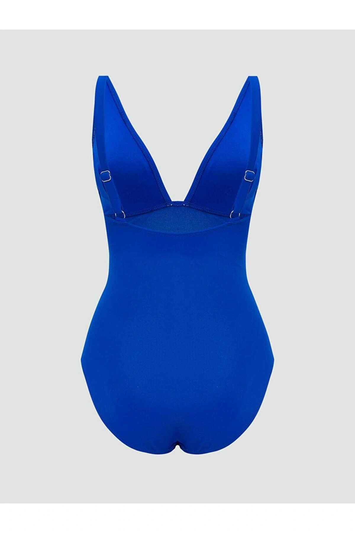 LCW DREAM Mavi Çıkarılabilir Pedli Kadın Mayo