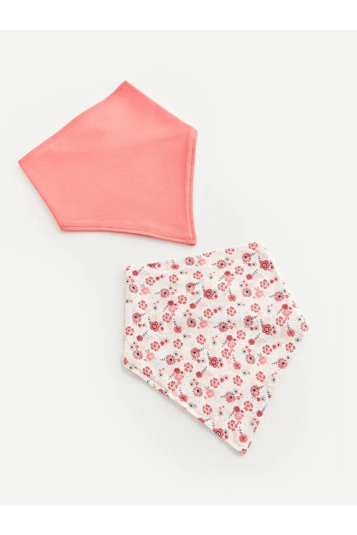 LCW ECO Baskılı Kız Bebek Mama Önlüğü 2li