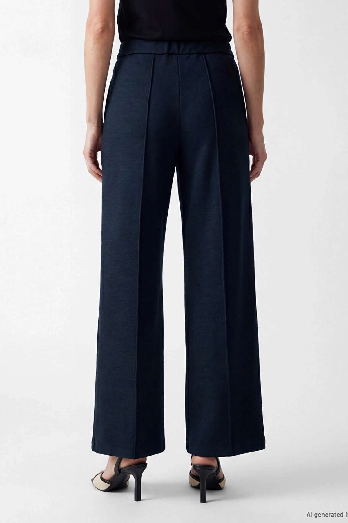 LCW Grace Lacivert Regular Fit Kadın Pantolon
