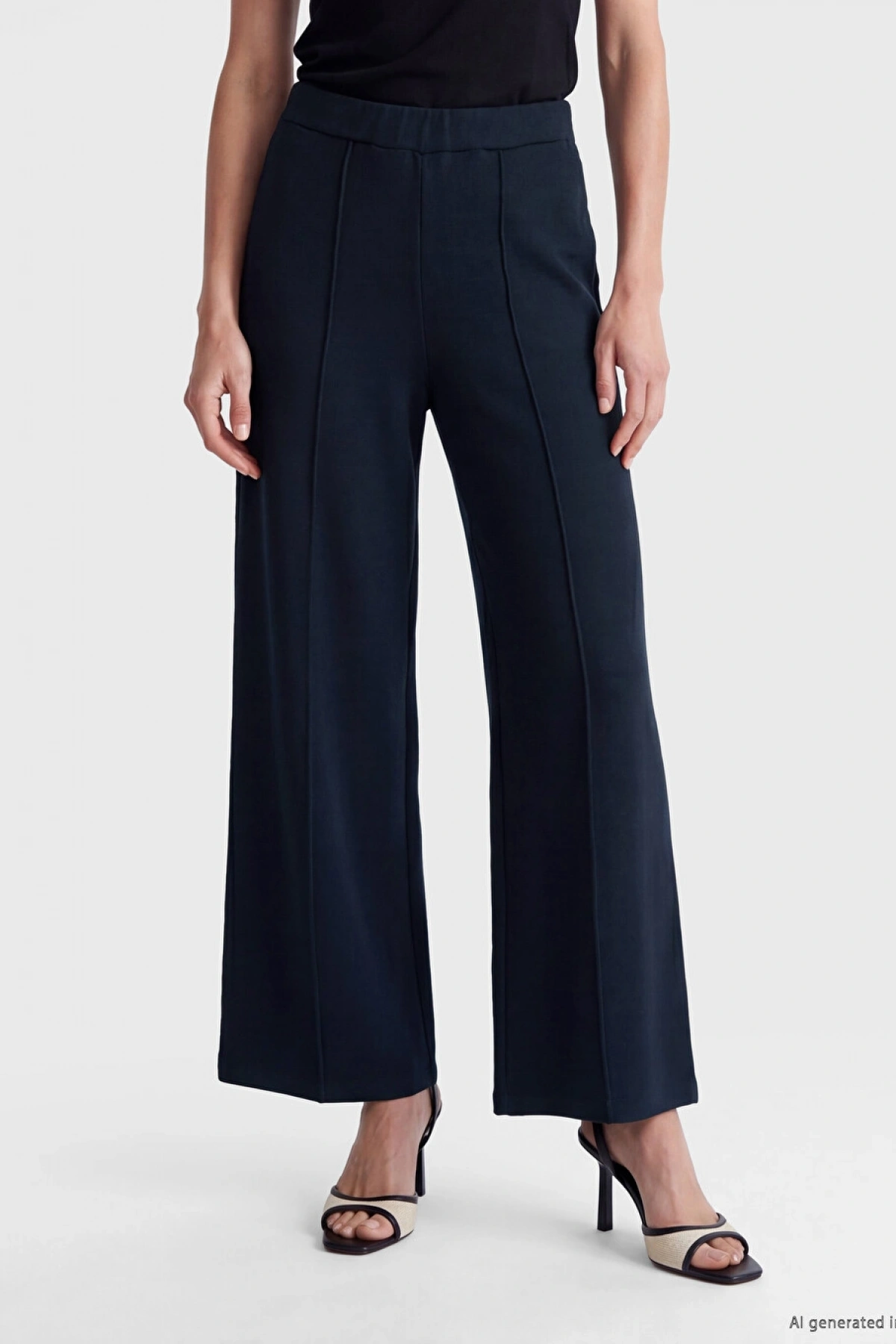 LCW Grace Lacivert Regular Fit Kadın Pantolon