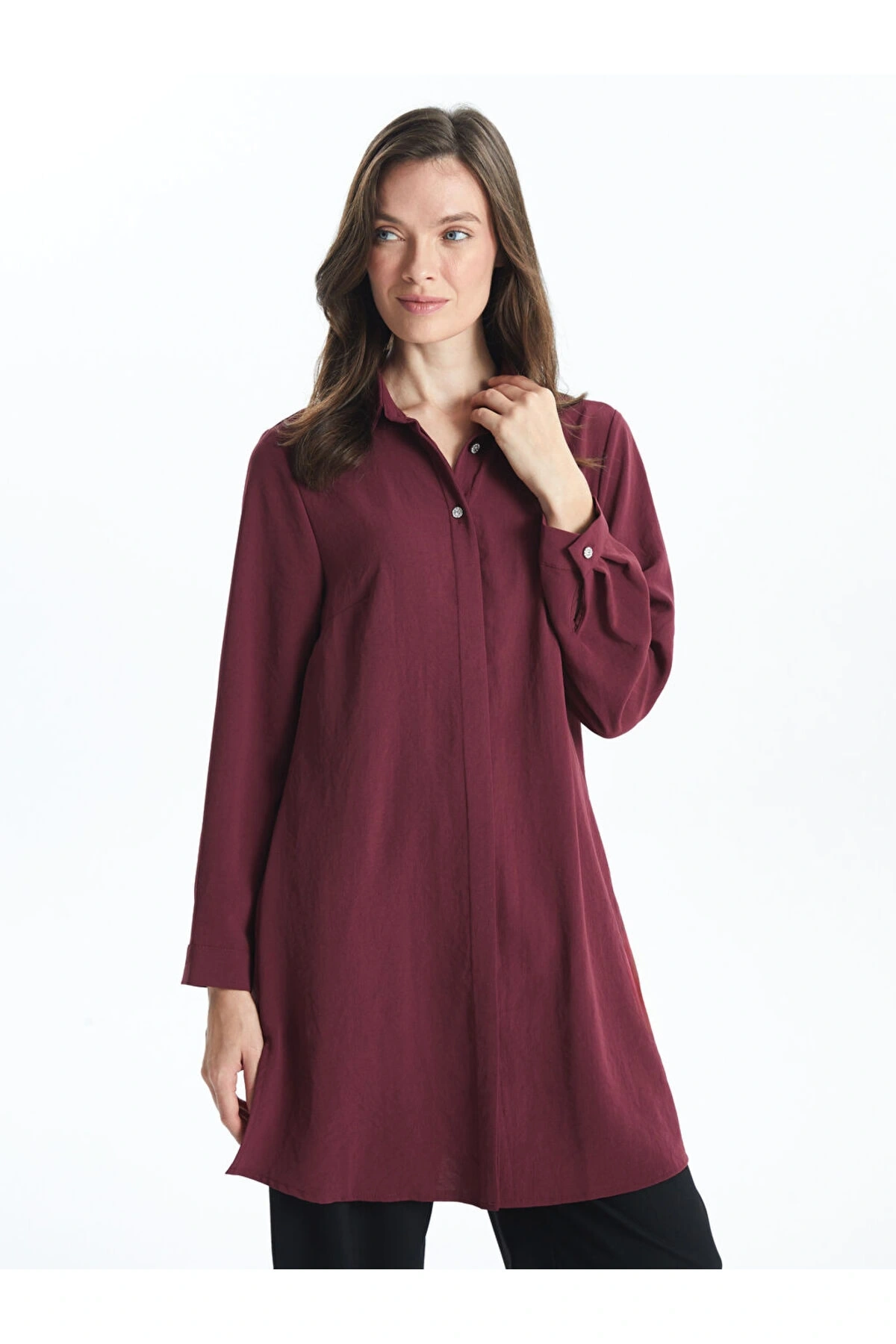 LCW Grace Mürdüm Kadın Gömlek Tunik