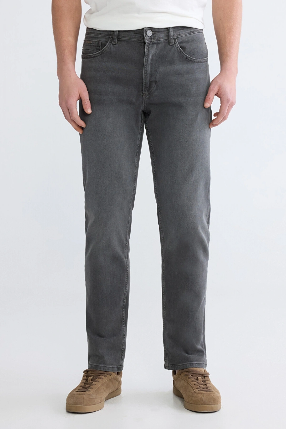 LCW Jeans Gri 779 Regular Fit Erkek Jean Pantolon