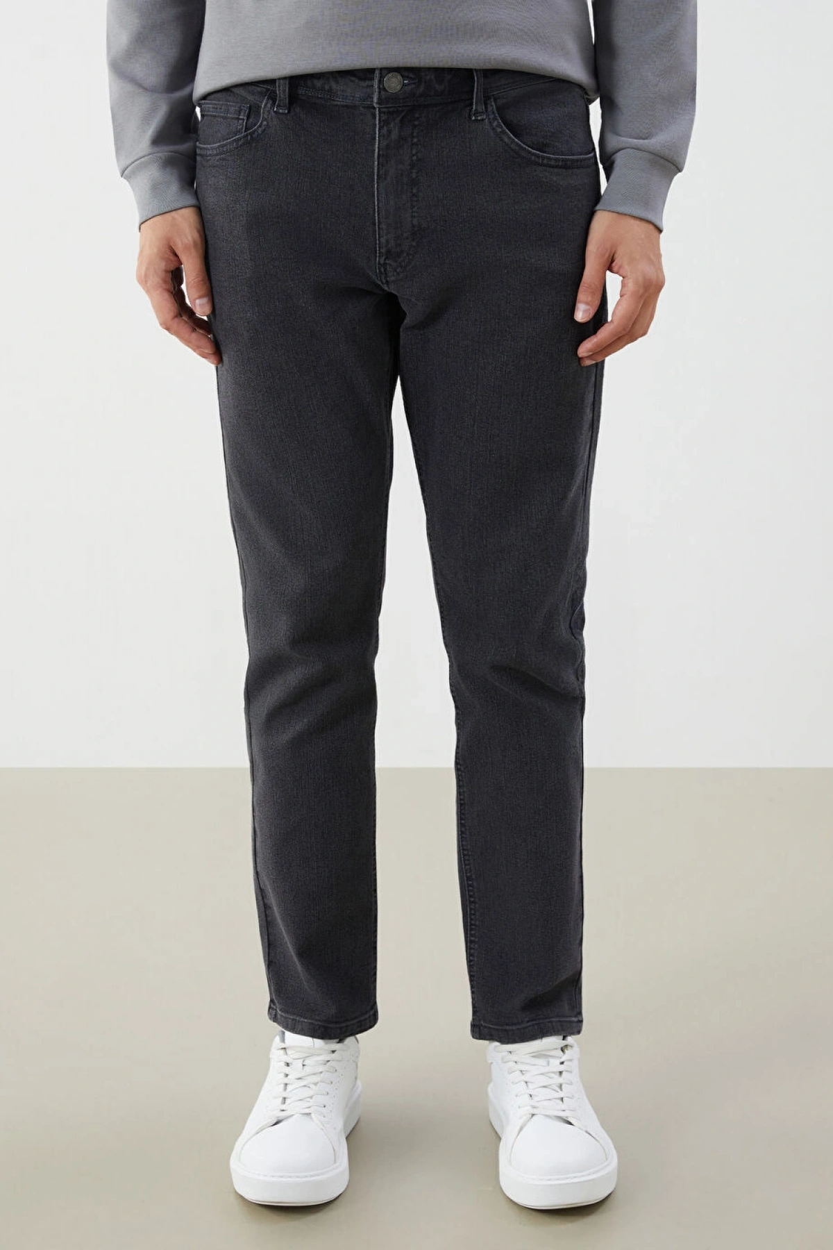LCW Jeans Gri 779 Regular  Erkek Jean Pantolon