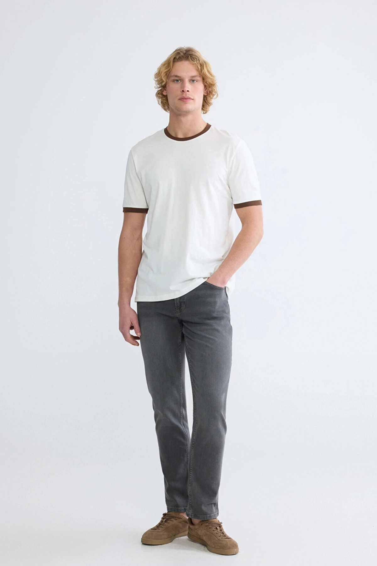LCW Jeans Gri 779 Regular Fit Erkek Jean Pantolon