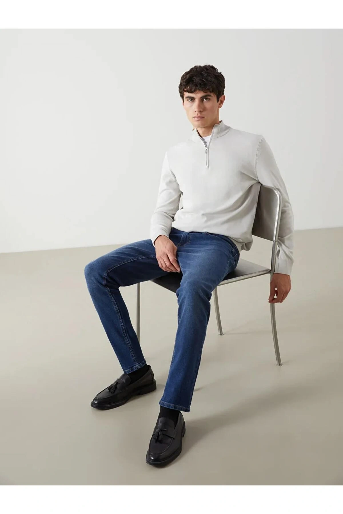 LCW Jeans Indigo 750 Slim Fit Erkek Jean Pantolon
