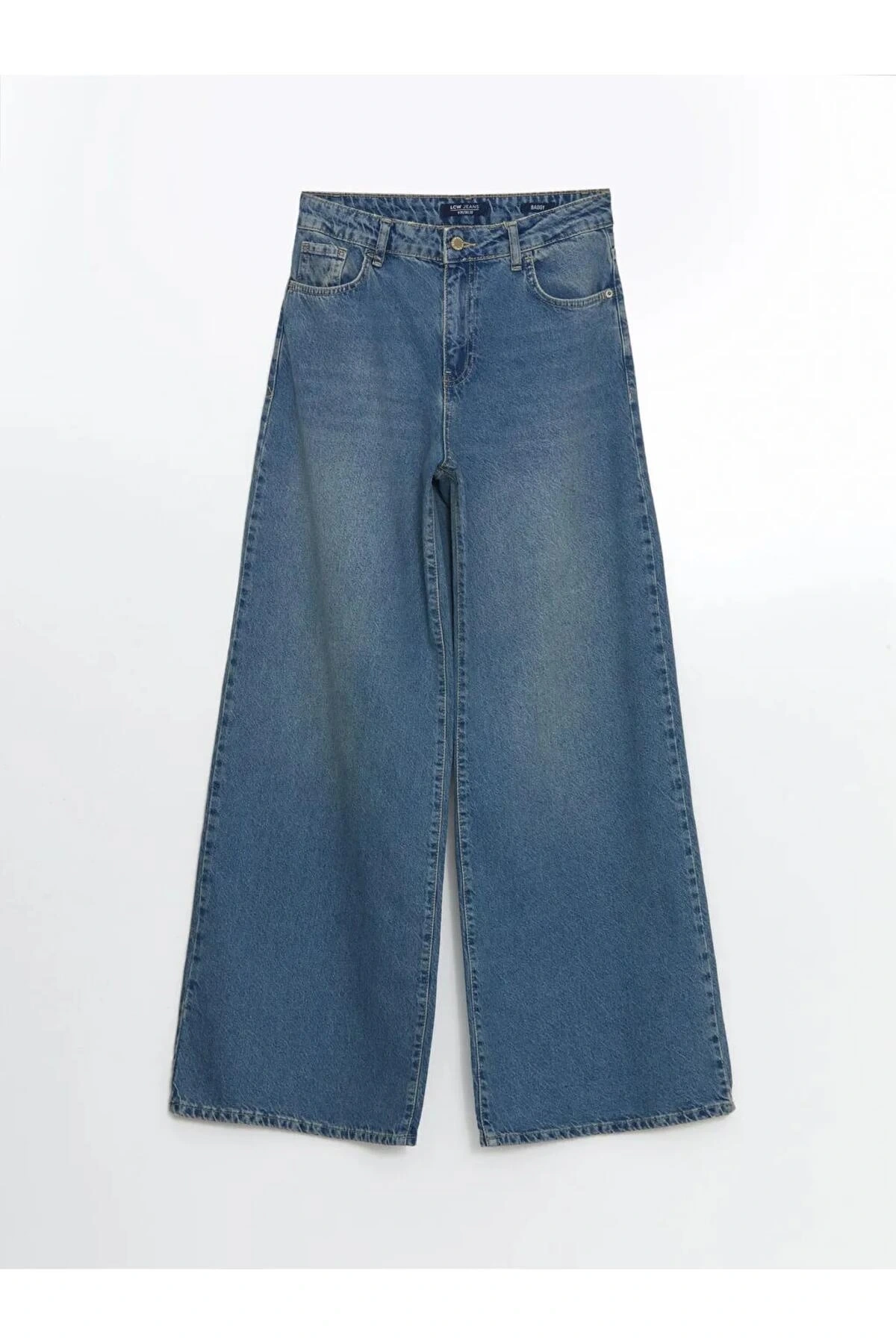 LCW Jeans Indigo Baggy Fit Kadın Jean Pantolon