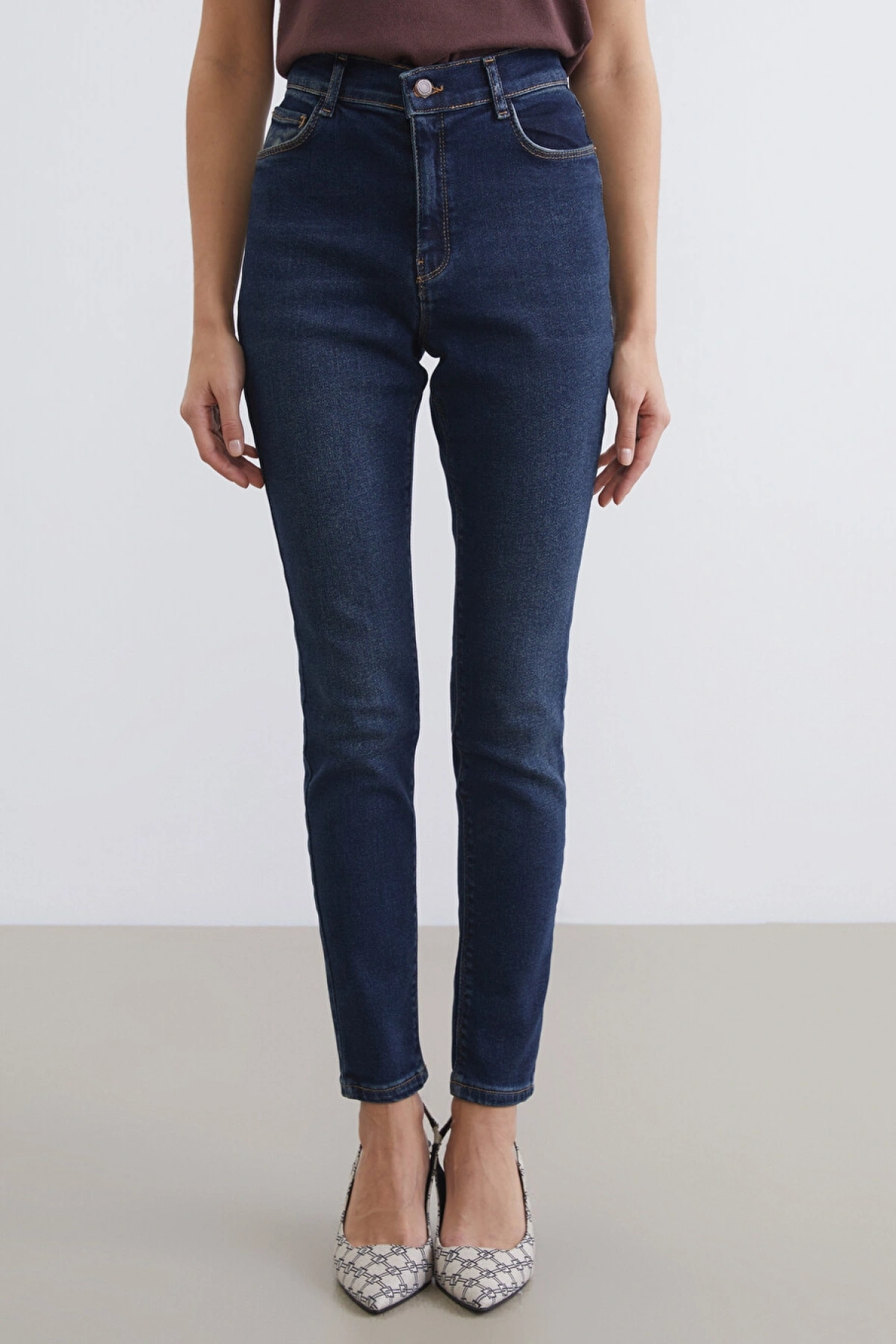 LCW Jeans İndigo Jüpiter Süper Skinny Fit Kadın Jean Pantolon