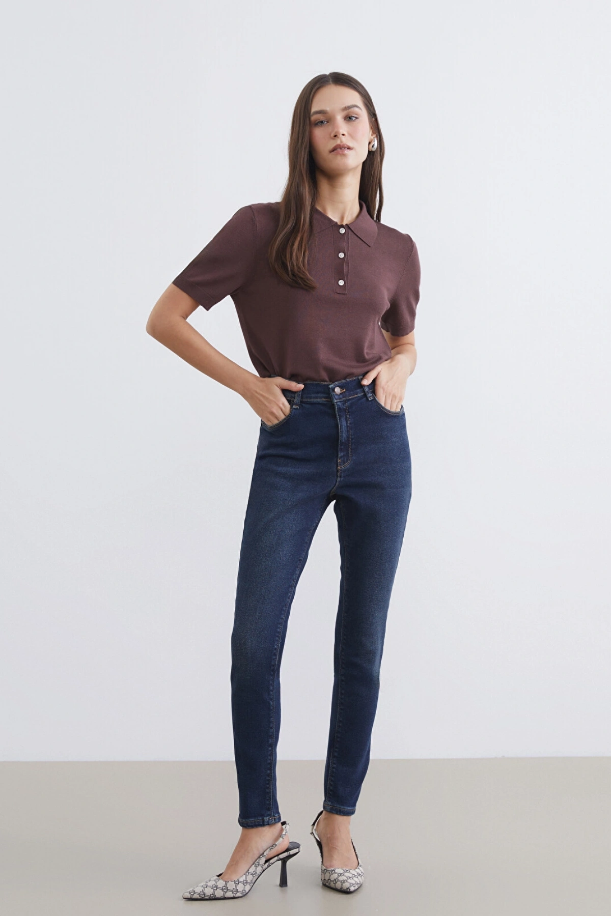 LCW Jeans İndigo Jüpiter Süper Skinny Fit Kadın Jean Pantolon