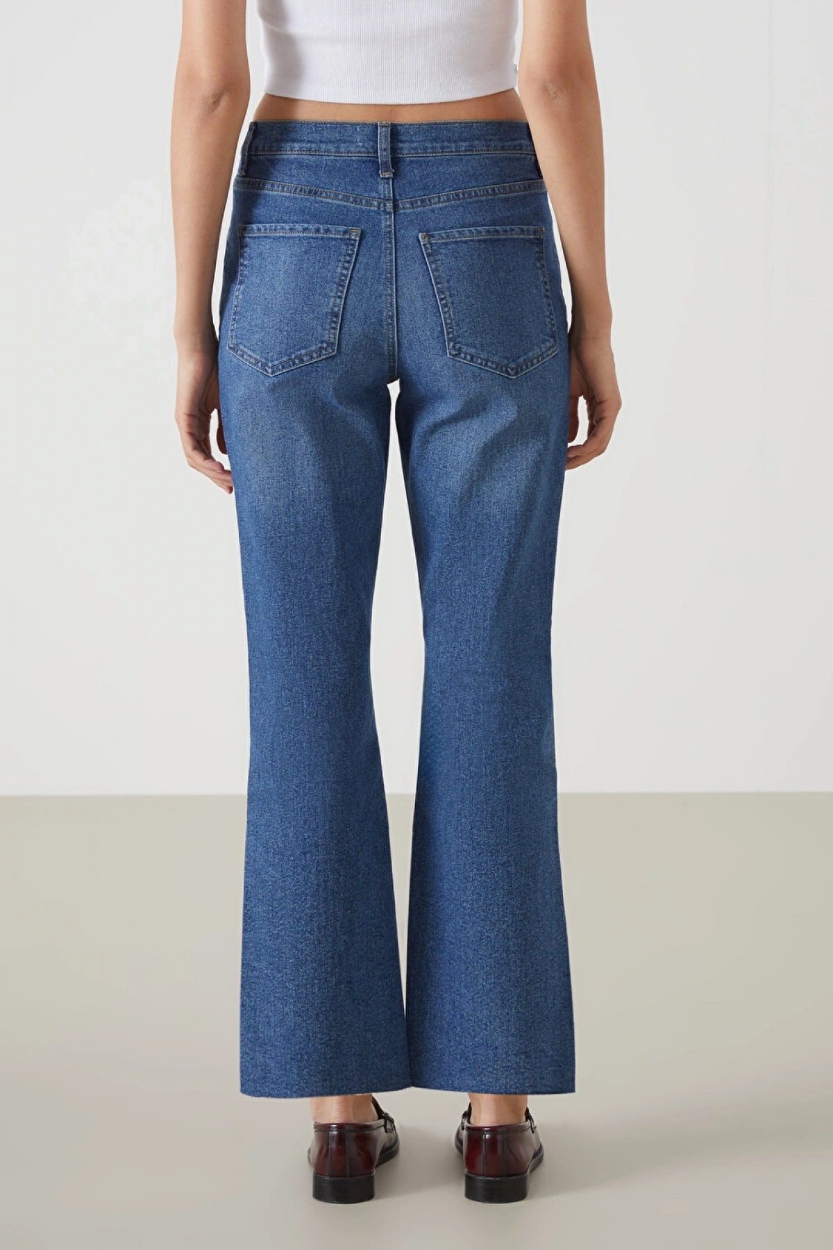 LCW Jeans İndigo Mars Flare Kadın Jean Pantolon