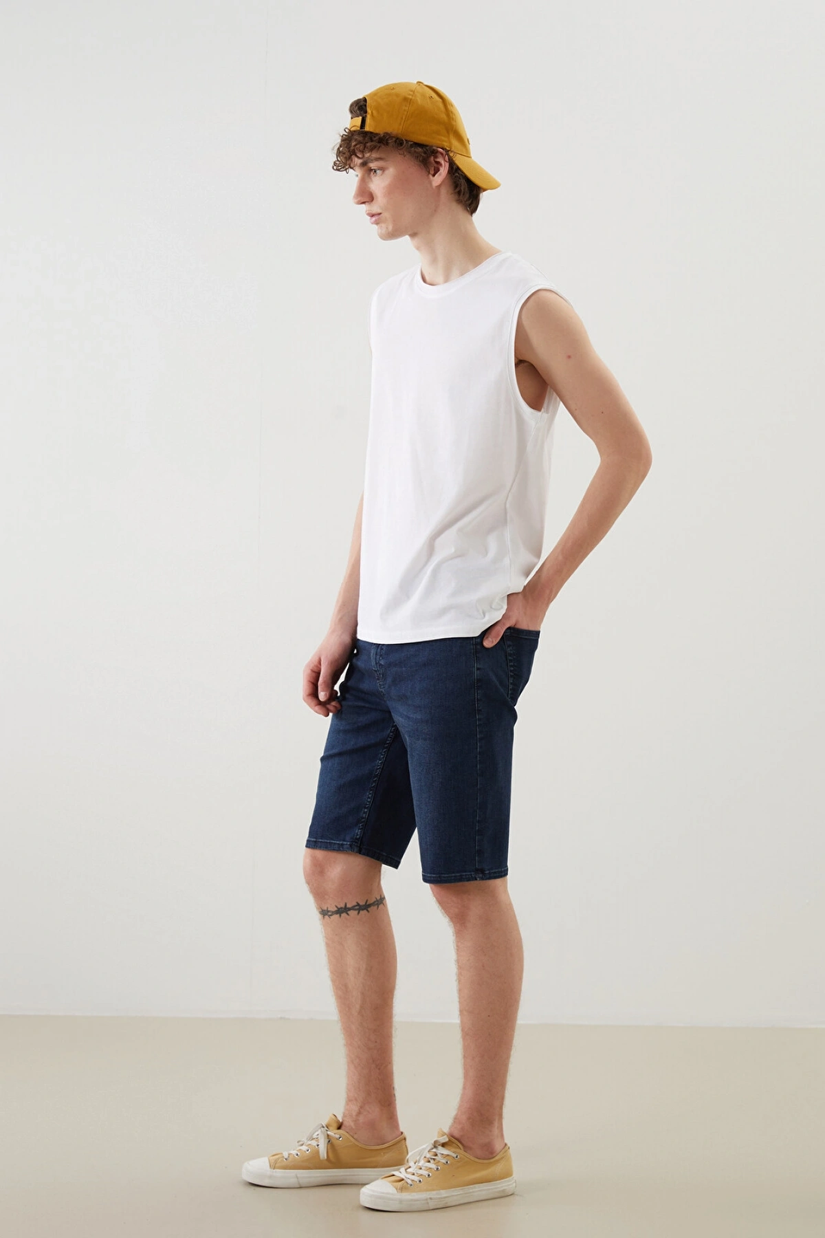 LCW Jeans İndigo Standart Kalıp Erkek Jean Şort