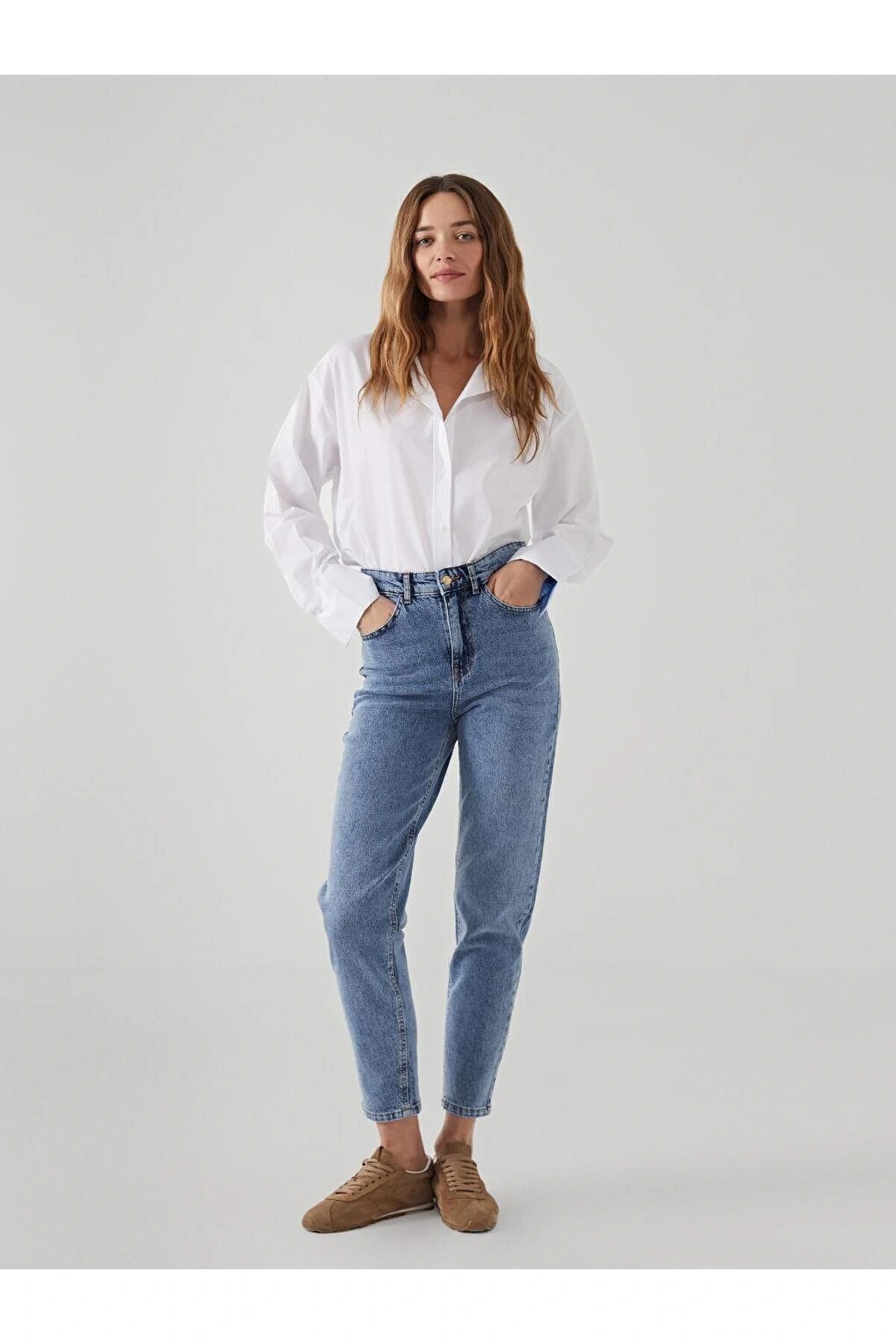 LCW Jeans Mom Fit Kadın Jean Pantolon