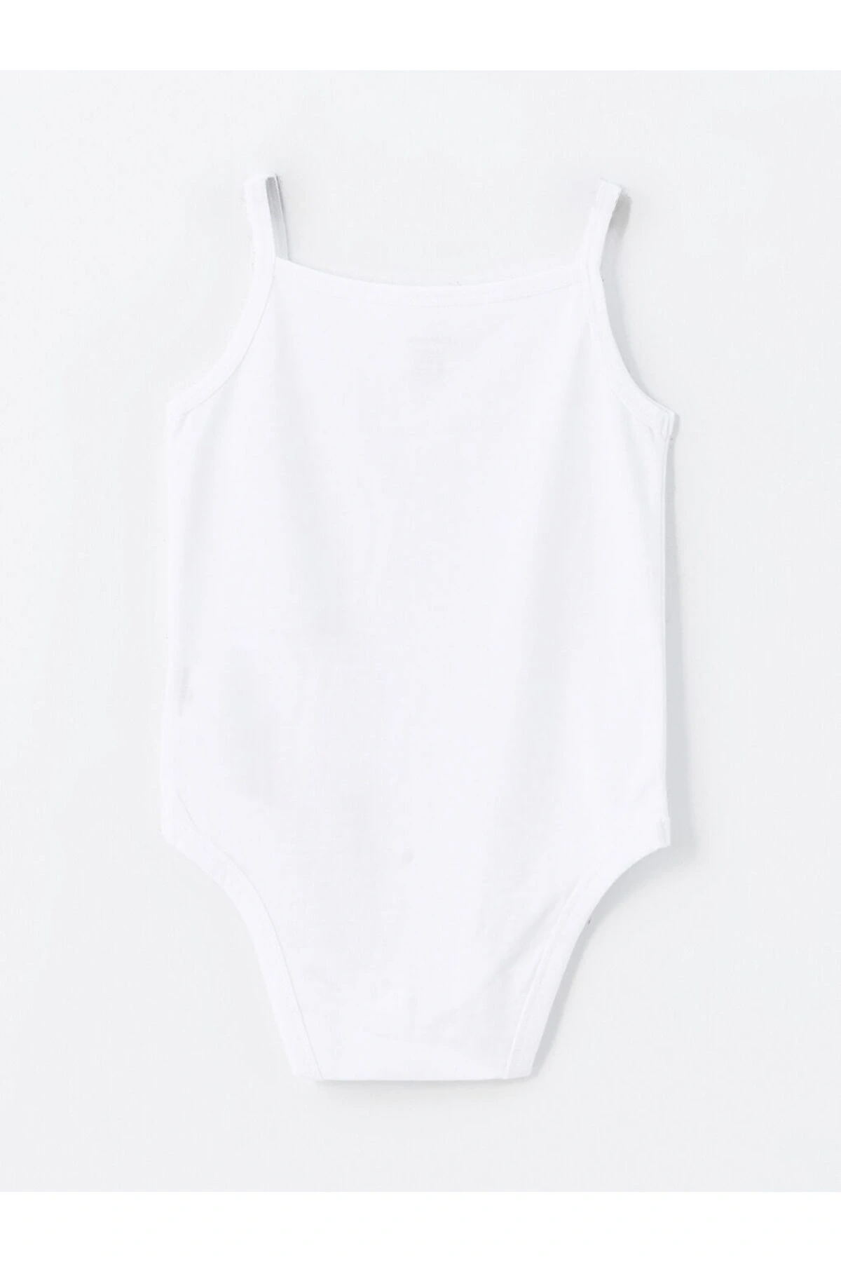 LCW Kare Yaka Kız Bebek Çıtçıtlı Body 3lü