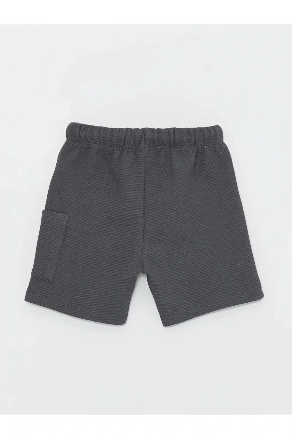 LCW Kids Antrasit Beli Lastikli Basic Erkek Bebek Şort