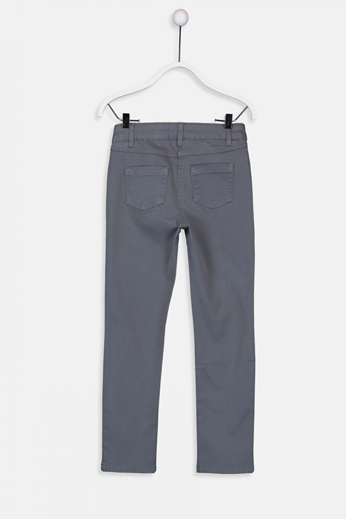 LCW Kids Antrasit Skinny Gabardin Kız Çocuk Pantolon