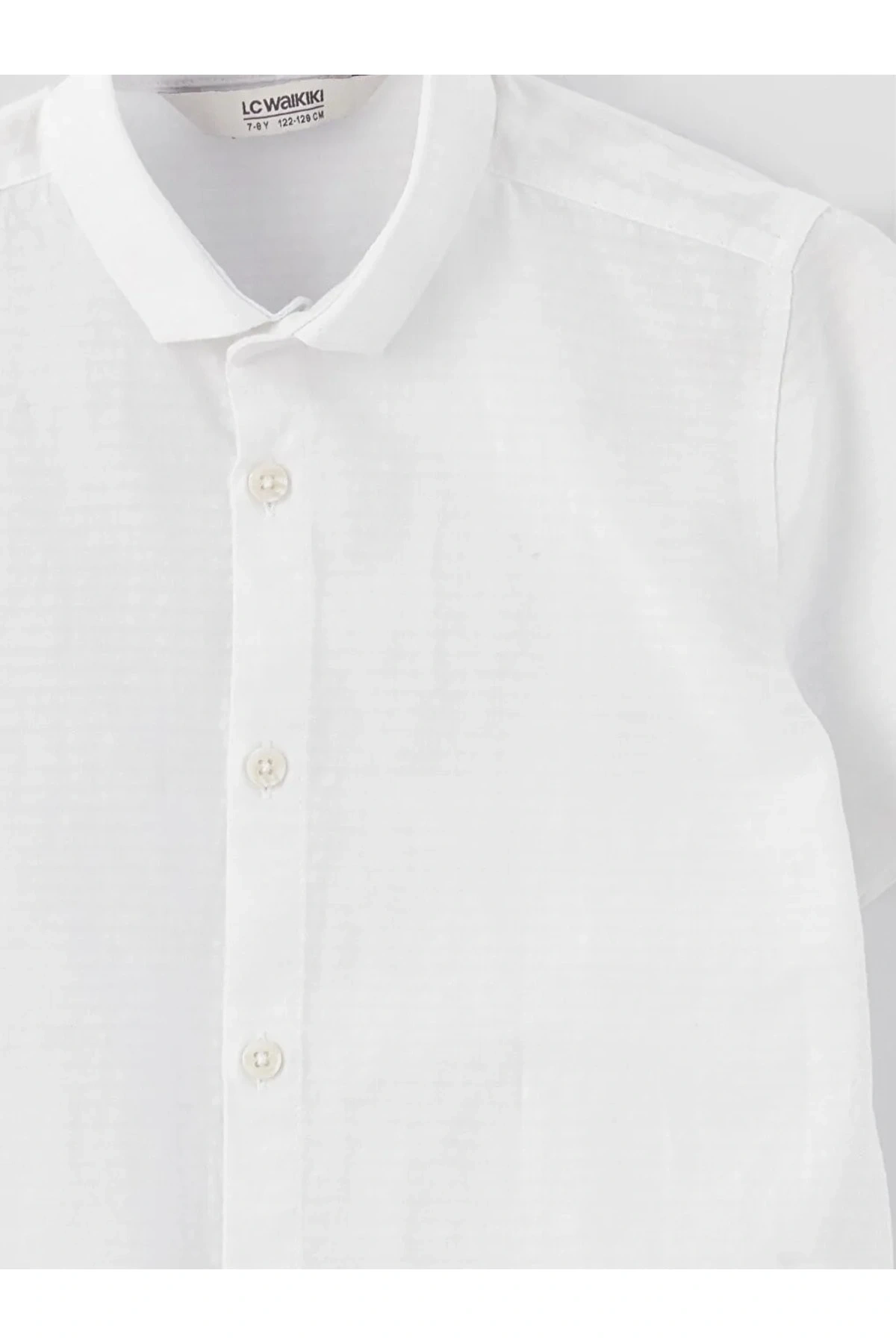 LCW Kids Basic Kısa Kollu Erkek Çocuk Gömlek ve Papyon