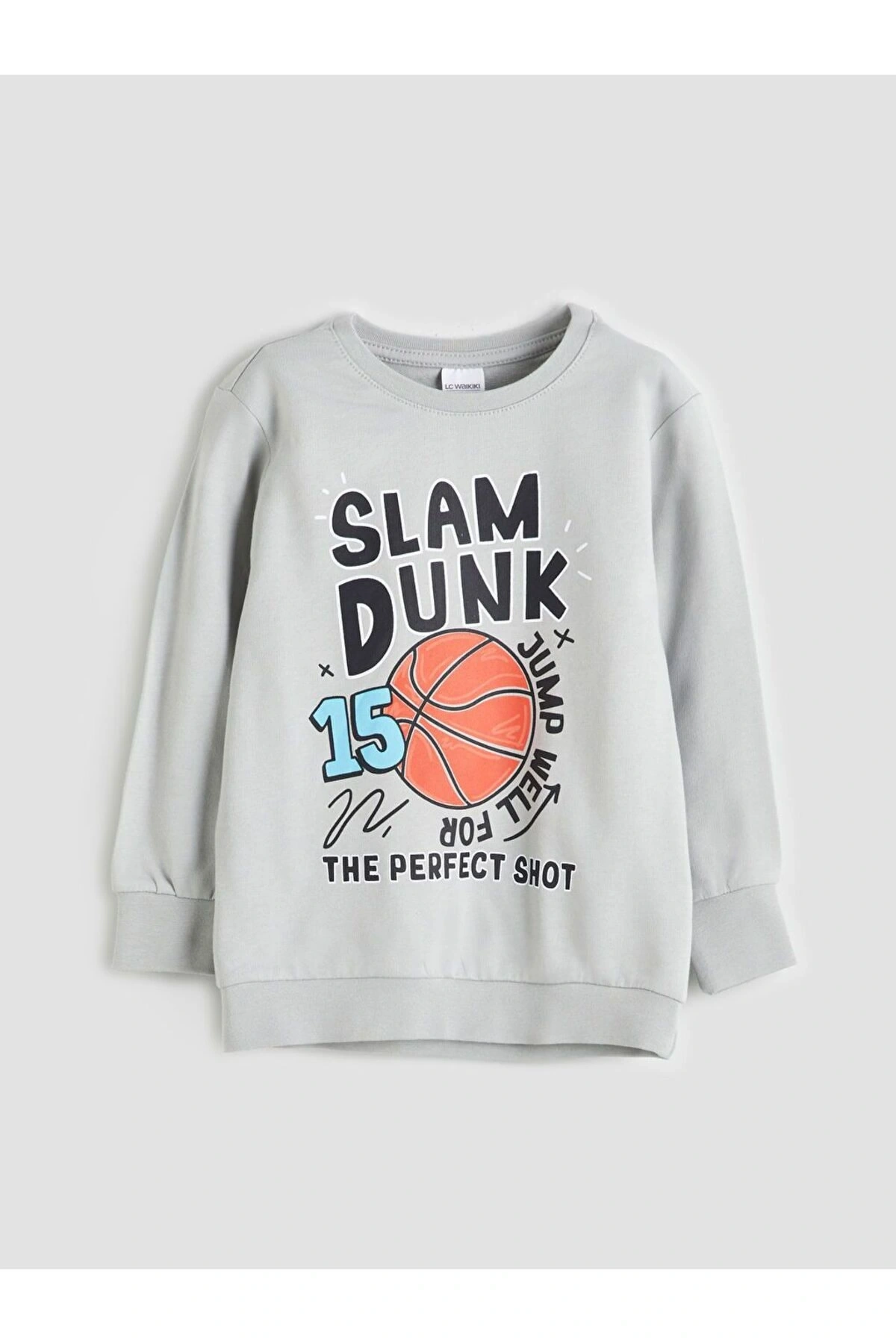LCW Kids Baskılı Erkek Çocuk Sweatshirt ve Eşofman Alt 2li