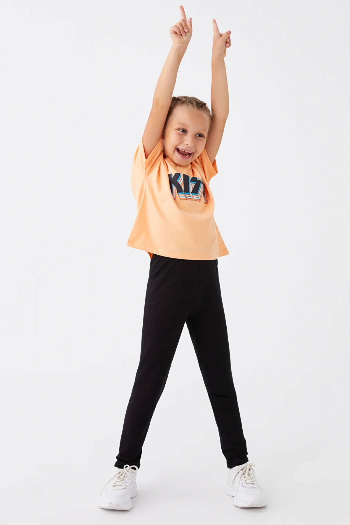 LCW Kids Beli Lastikli Basic Kız Çocuk Uzun Tayt