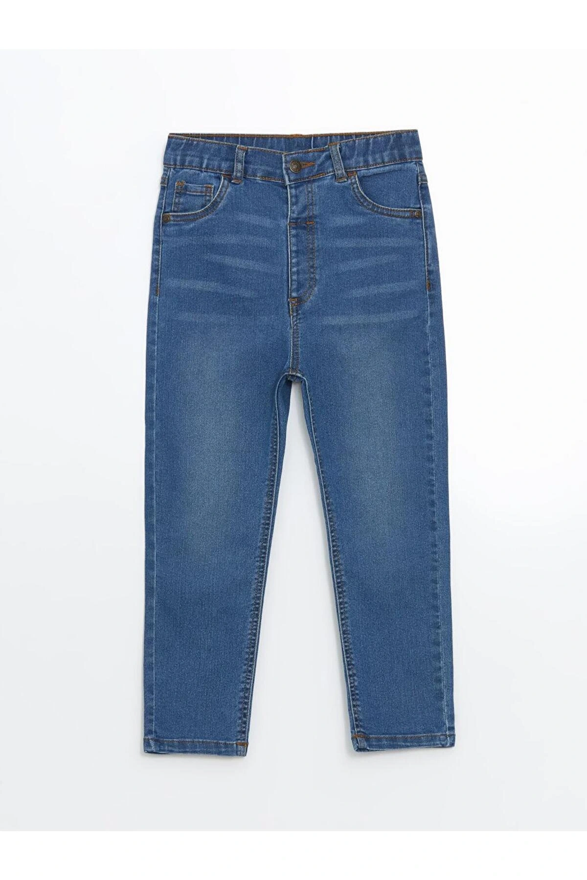 LCW Kids  Beli Lastikli Erkek Çocuk Jean Pantolon