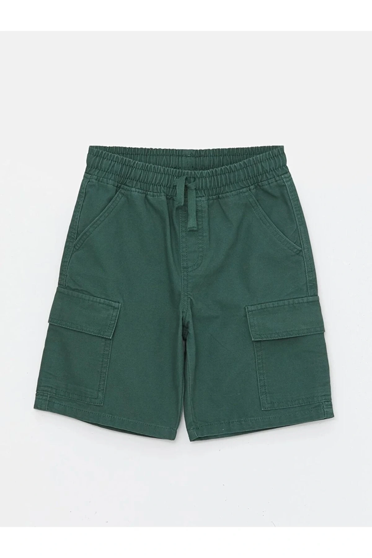 LCW Kids Beli Lastikli Erkek Çocuk Kargo Şort