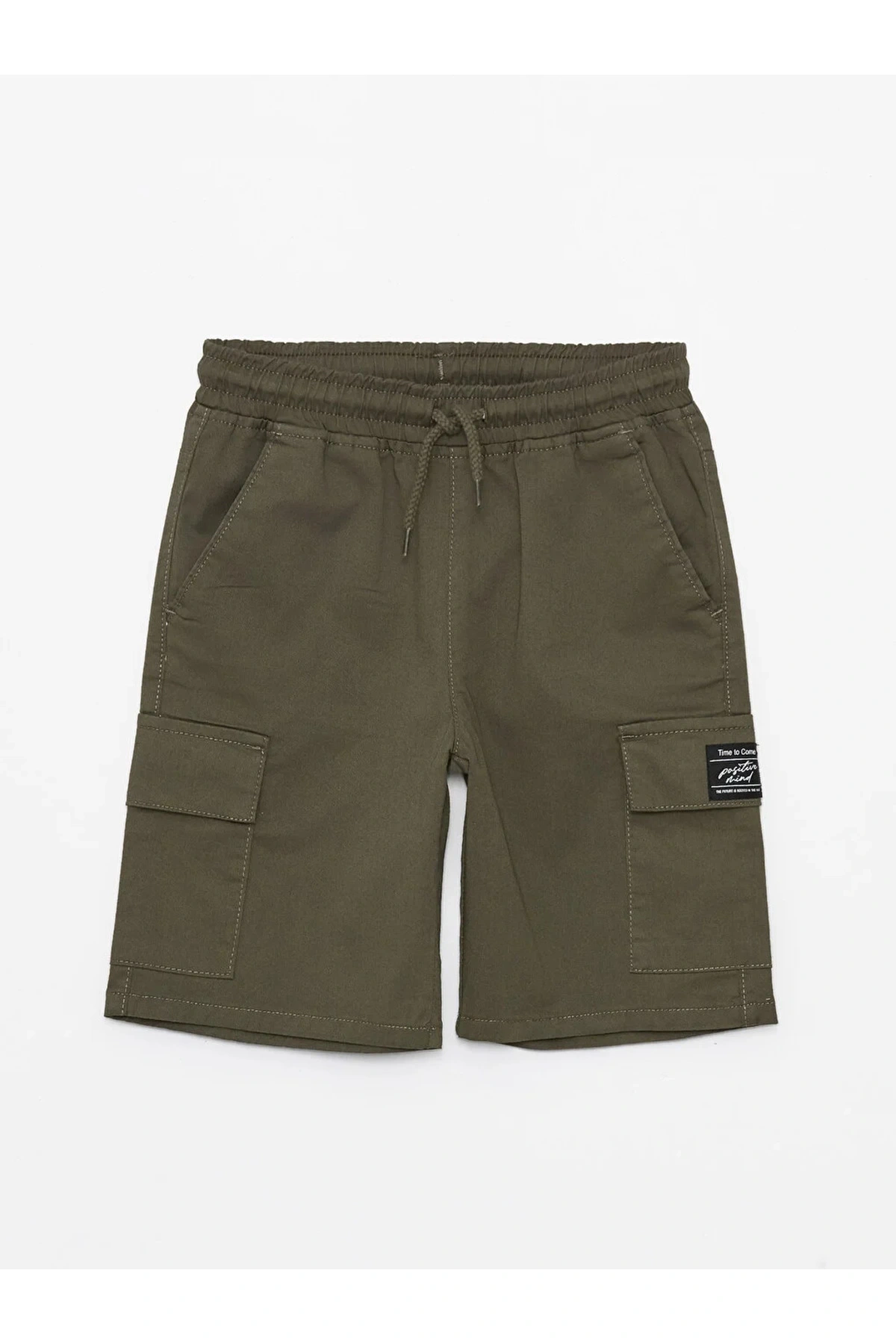 LCW Kids Beli Lastikli Erkek Çocuk Kargo Şort