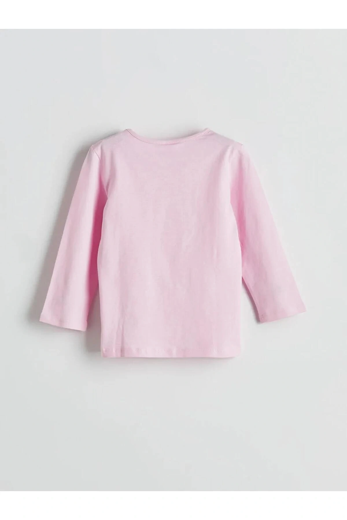 LCW Kids Bisiklet Yaka Baskılı Kız Çocuk Pijama Takımı