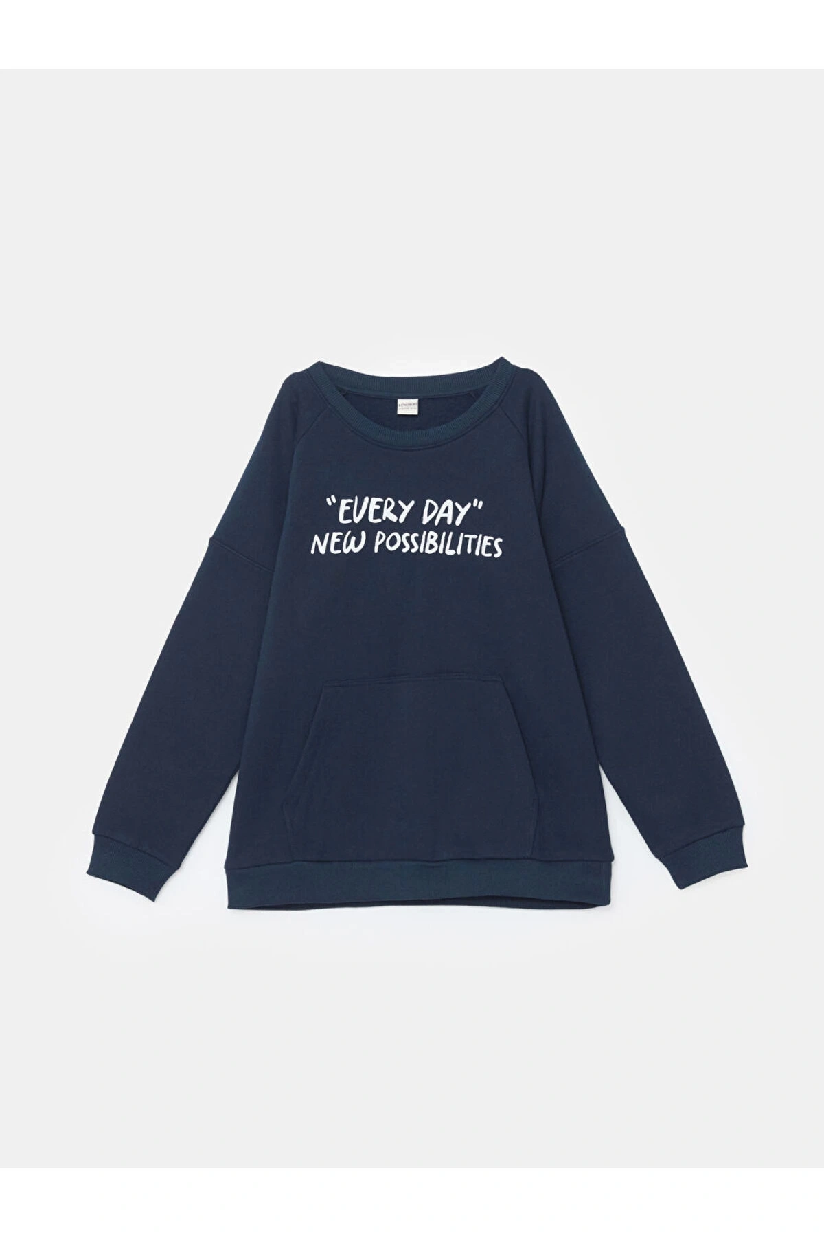 LCW Kids Bisiklet Yaka Erkek Çocuk Kalın Sweatshirt
