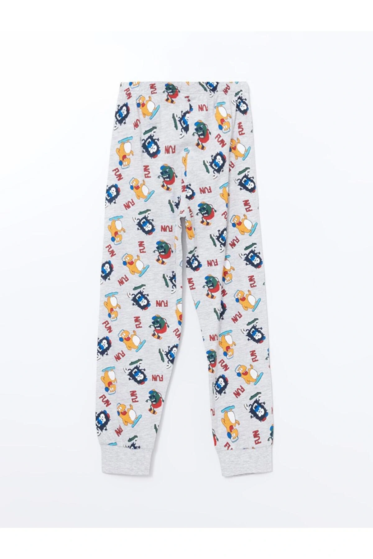LCW Kids Bisiklet Yaka Erkek Çocuk Pijama Takımı