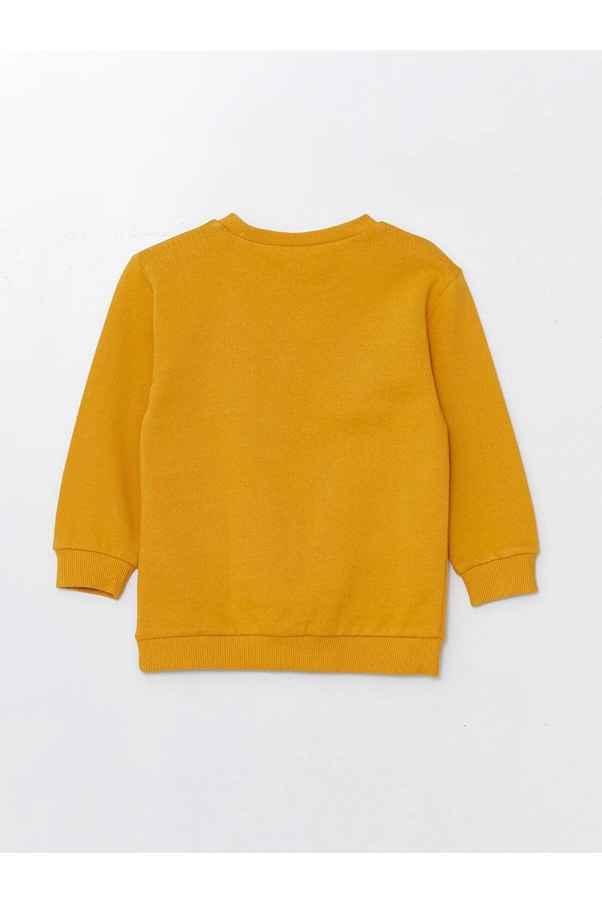 LCW Kids  Bisiklet Yaka Kalın Baskılı Erkek Çocuk Sweatshirt
