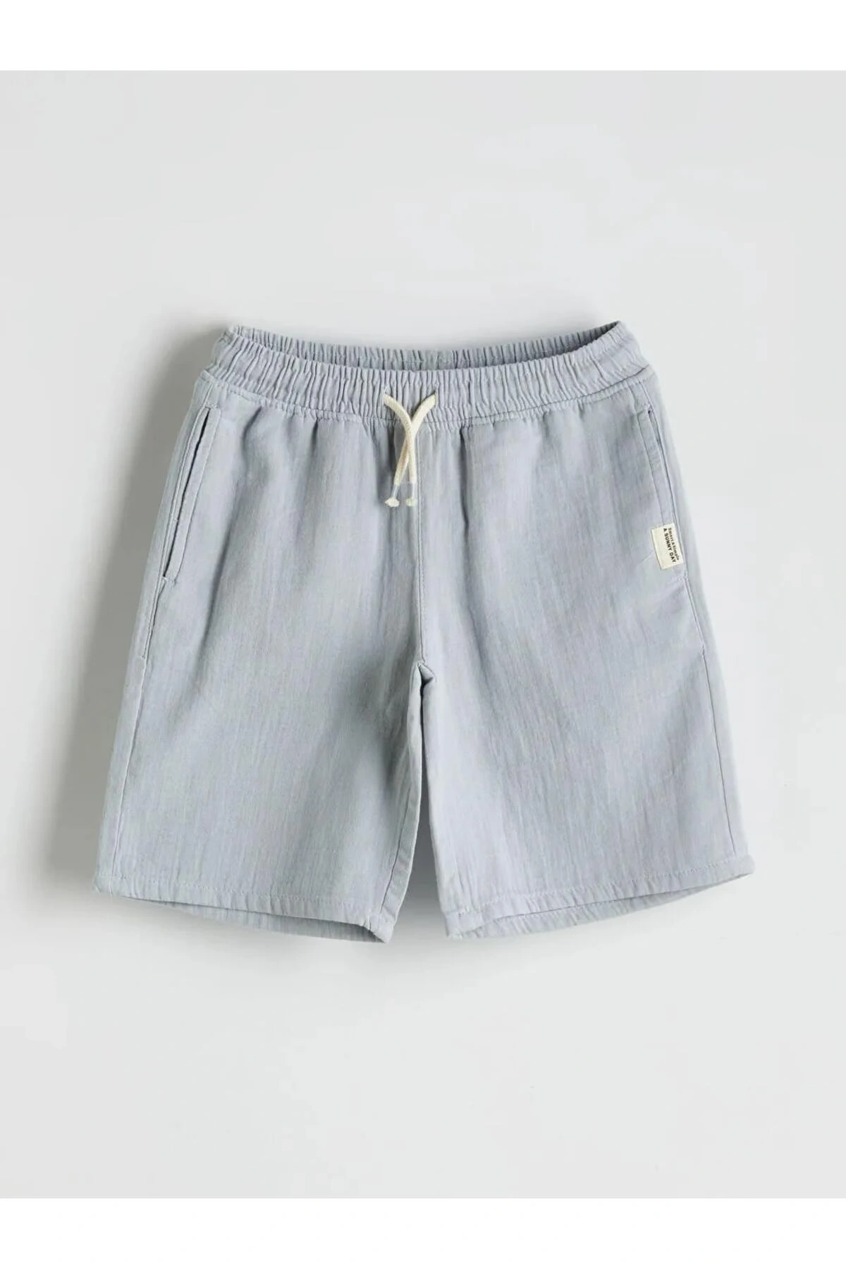 LCW Kids Gri Beli Lastikli Erkek Çocuk Şort