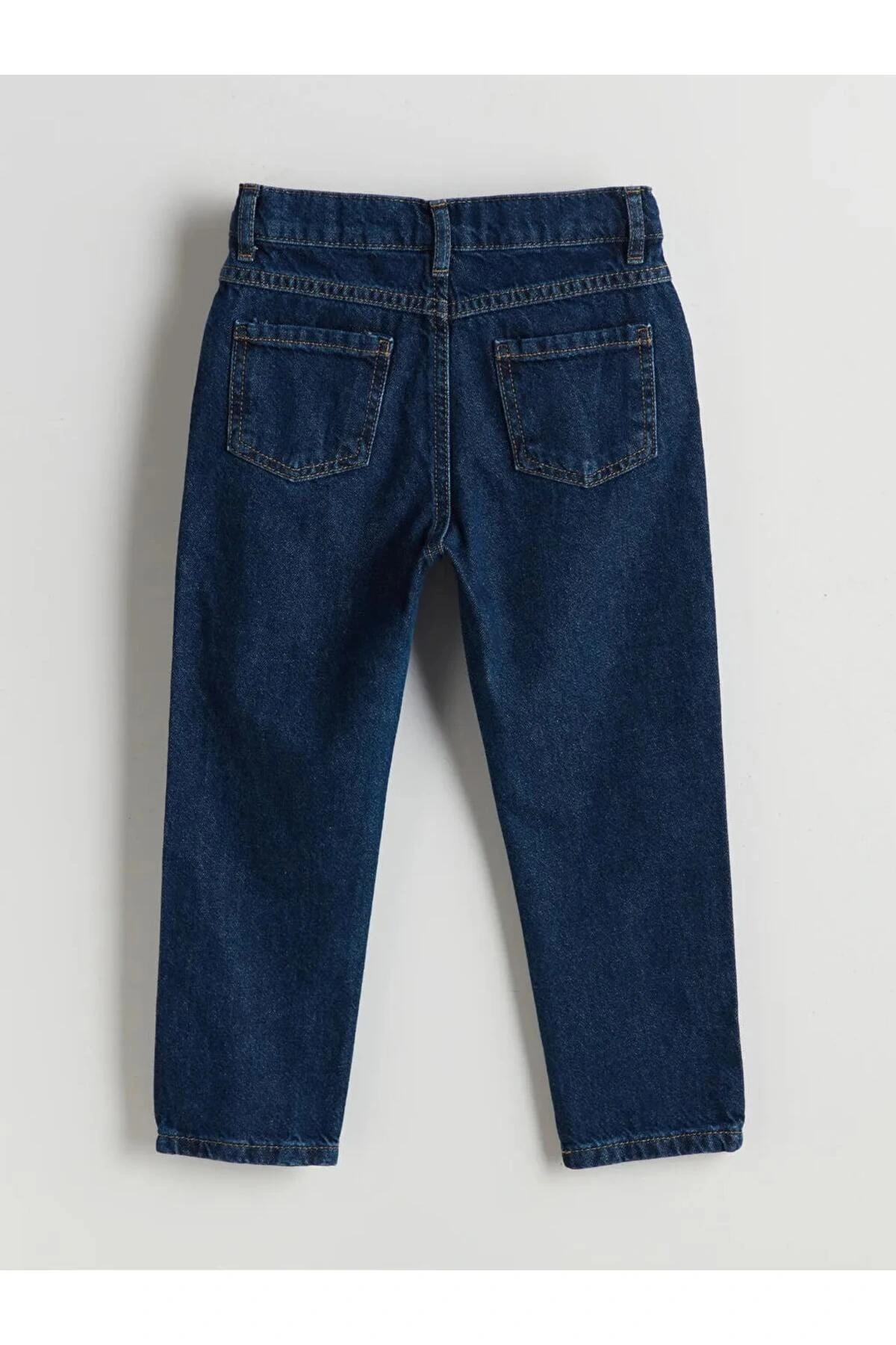LCW Kids Indigo Beli Ayarlanabilir Erkek Çocuk Jean Pantolon