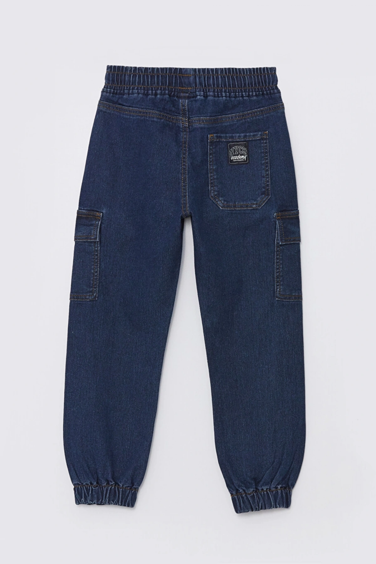 LCW Kids İndigo Beli Ayarlanabilir Lastikli Erkek Çocuk Jean Pantolon1399