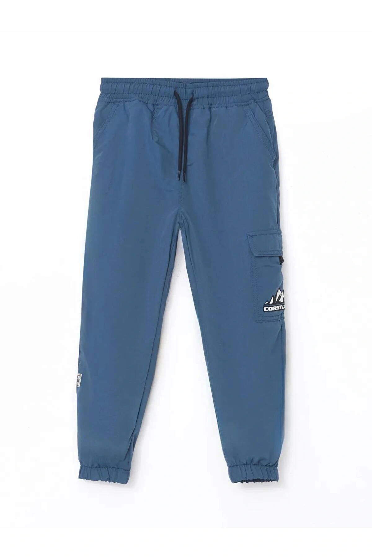 LCW Kids İndigo Beli Lastikli Polar Astarlı Erkek Çocuk Pantolon