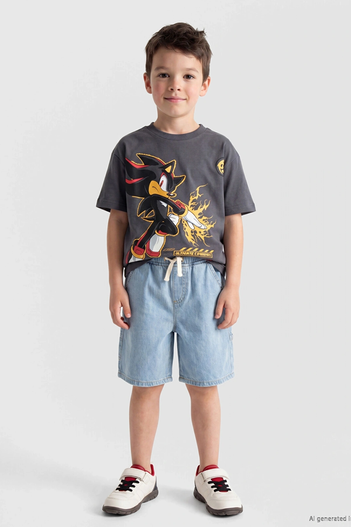 LCW Kids Indigo Erkek Çocuk Jean Şort