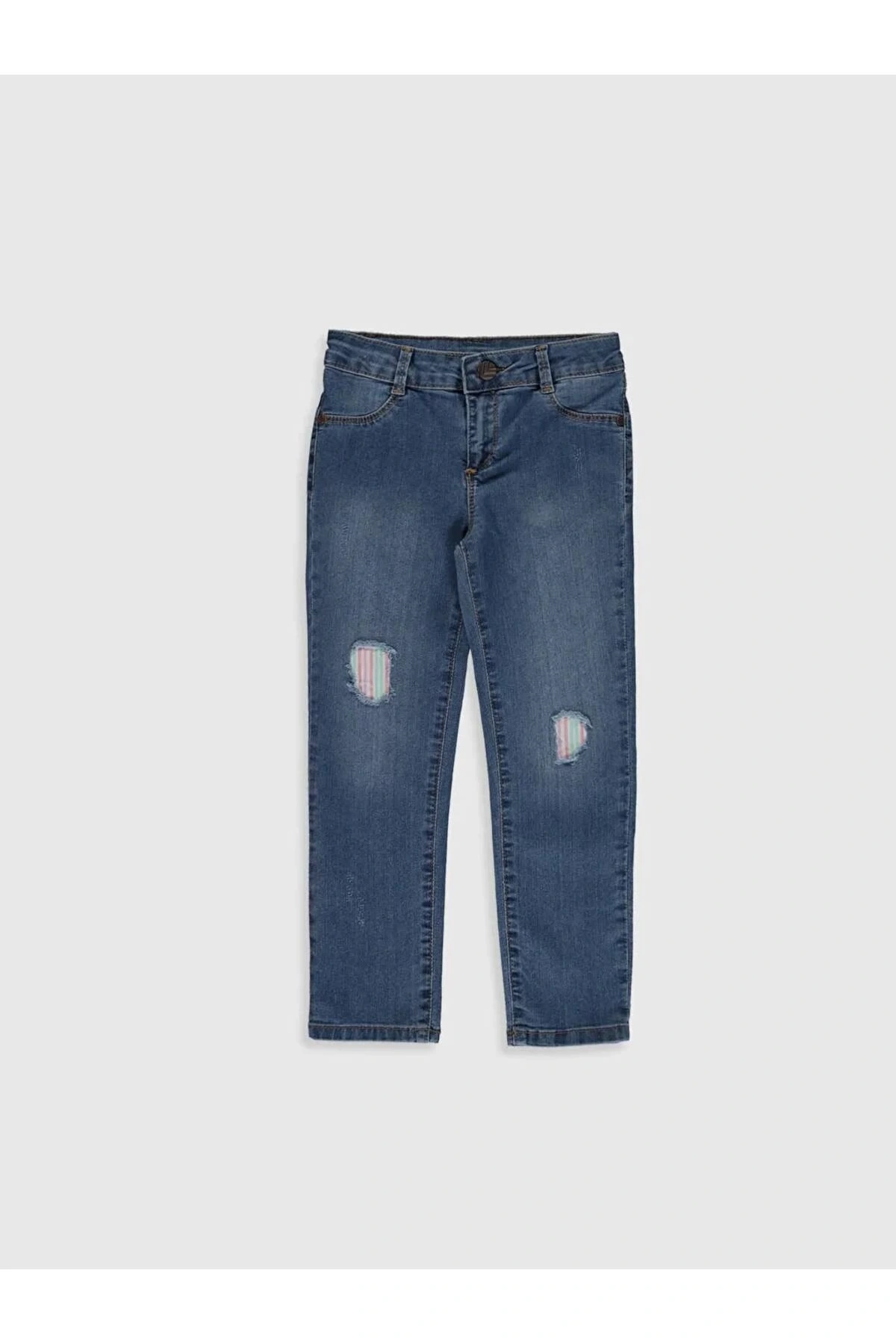 LCW Kids Indigo Kız Çocuk Jean Pantolon
