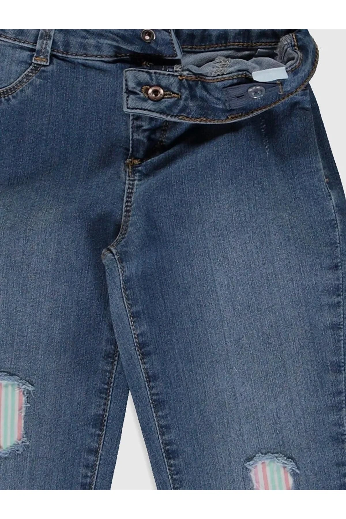 LCW Kids Indigo Kız Çocuk Jean Pantolon