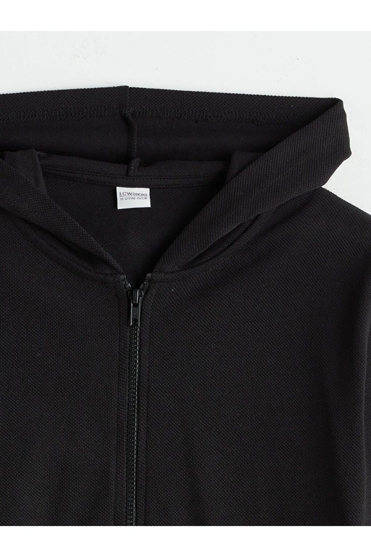 LCW Kids Kapüşonlu Erkek Çocuk Fermuarlı Sweatshirt