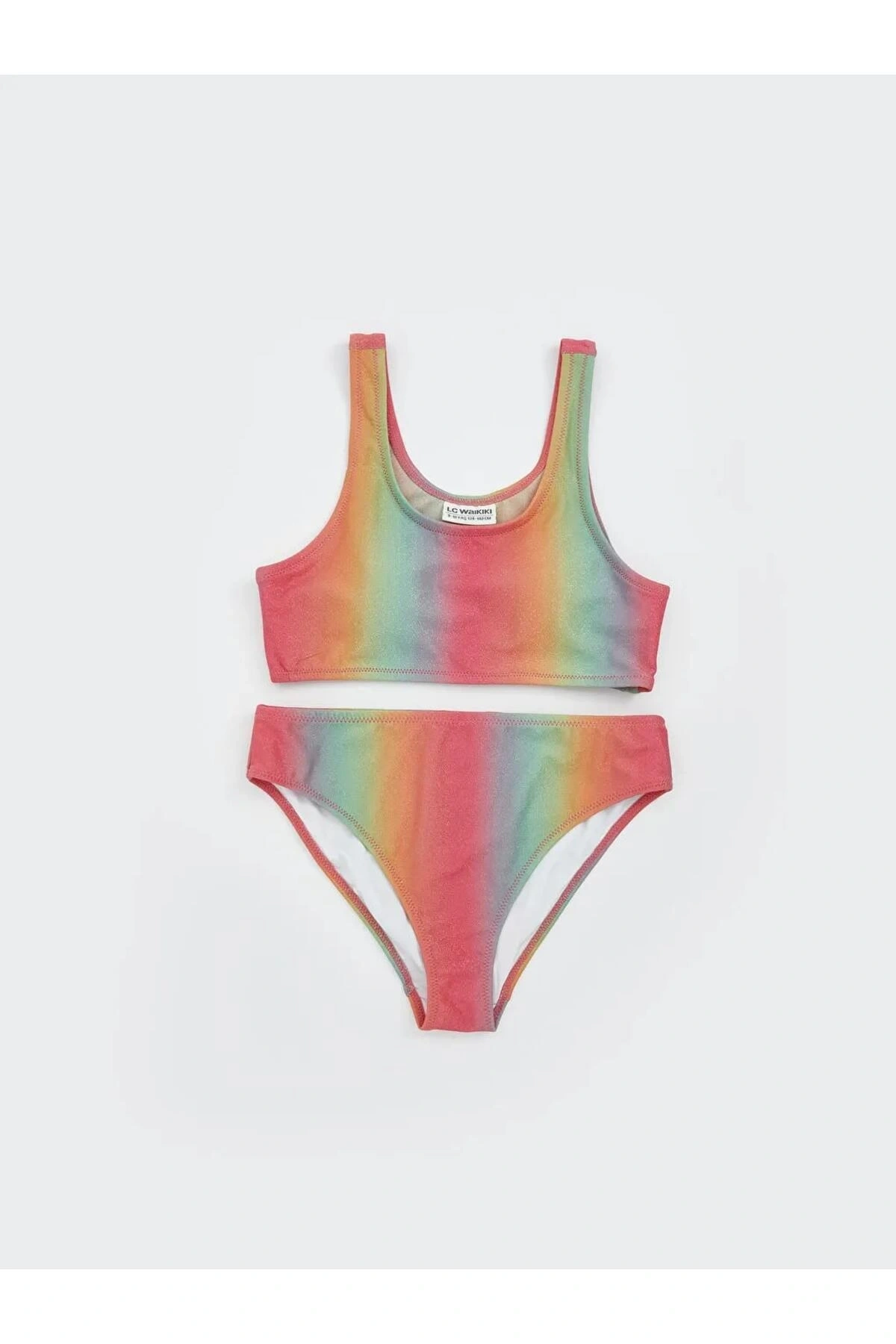 LCW Kids Karişik Hızlı Kuruyan UV Korumalı Kız Çocuk Bikini