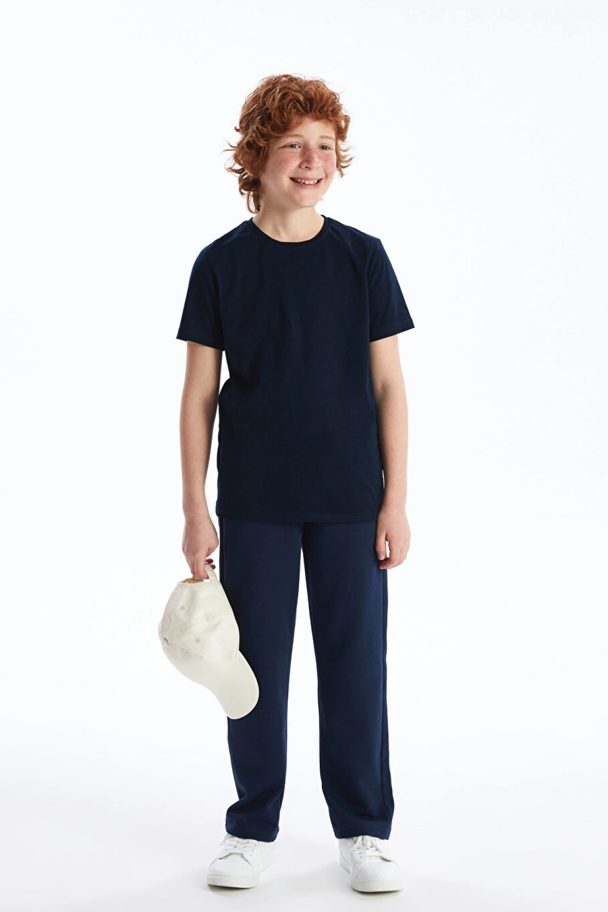 LCW Kids Lacivert Beli Lastikli Basic Erkek Çocuk Eşofman Altı
