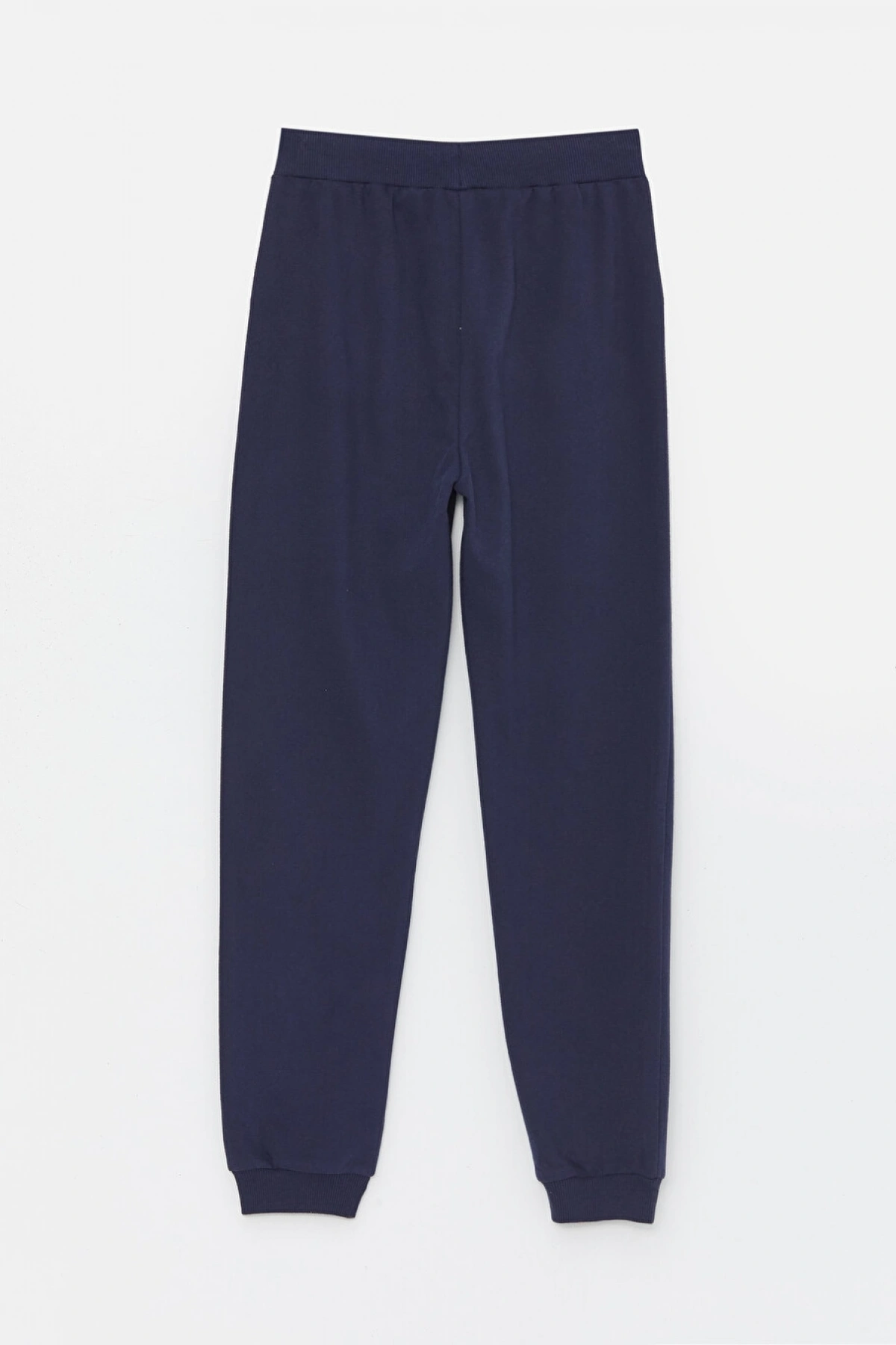 LCW Kids Lacivert Beli Lastikli Basic Kız Çocuk Jogger Eşofman Altı