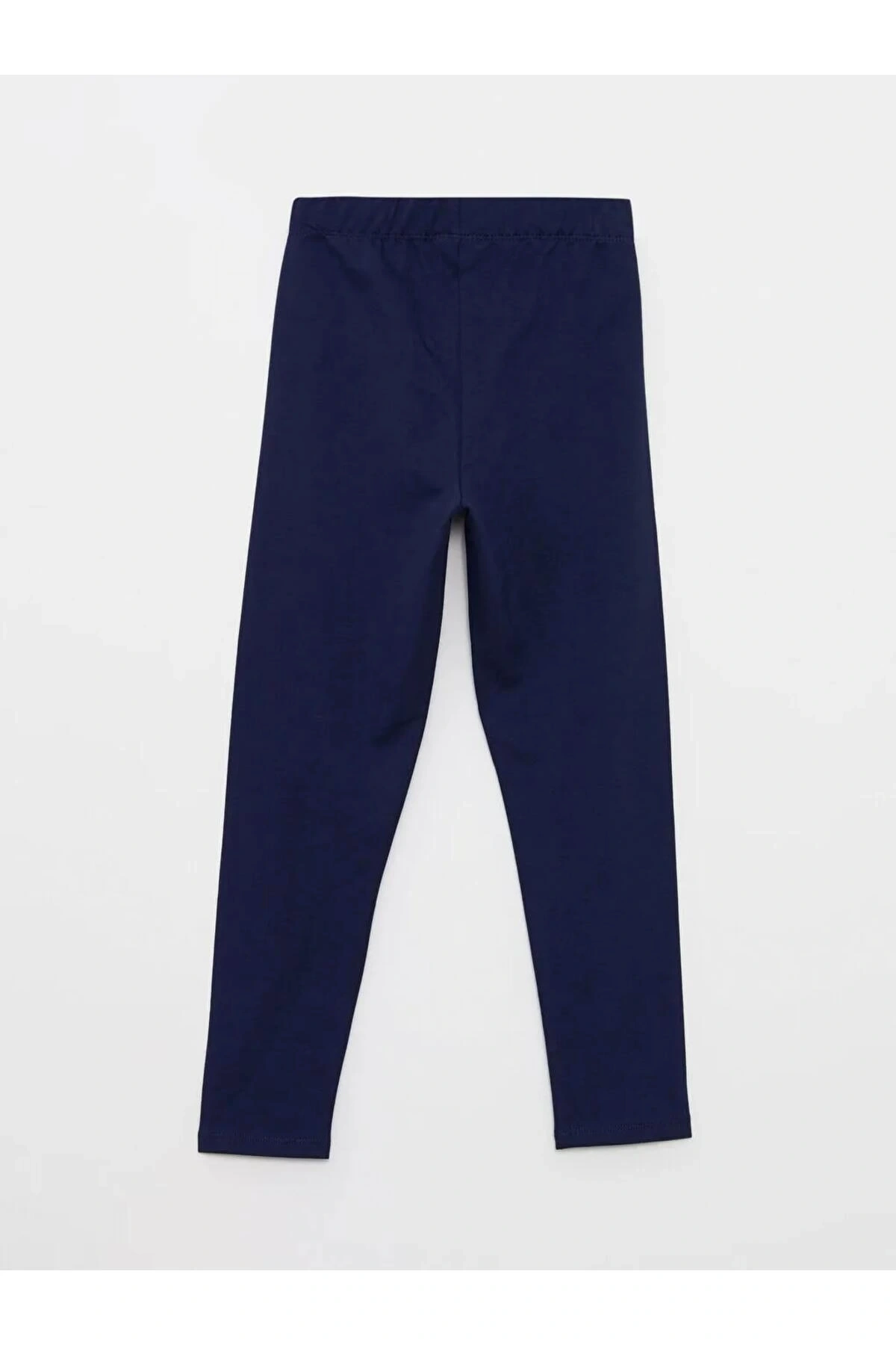 LCW Kids Lacivert Beli Lastikli Basic Pamuklu Kız Çocuk Tayt
