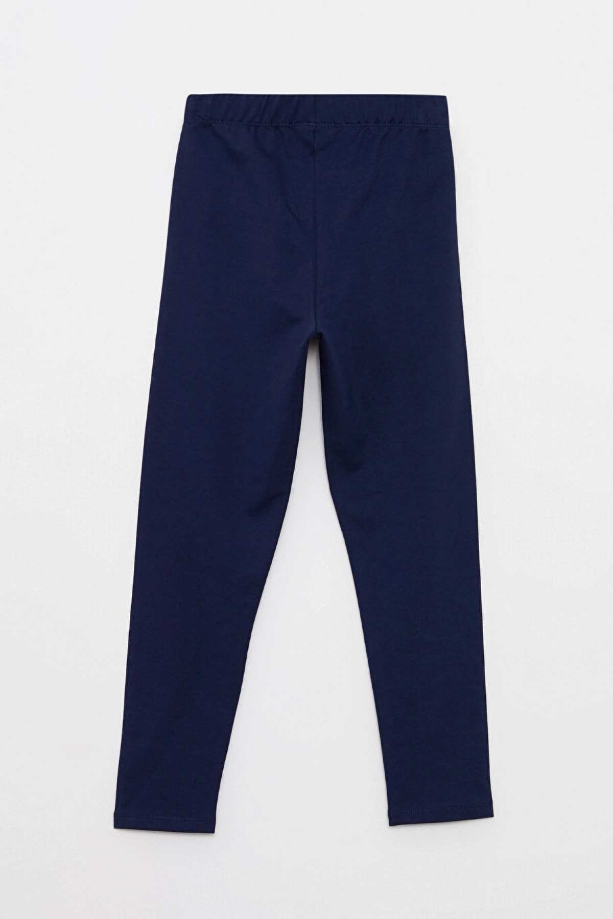 LCW Kids Lacivert Beli Lastikli Basic Pamuklu Kız Çocuk Tayt