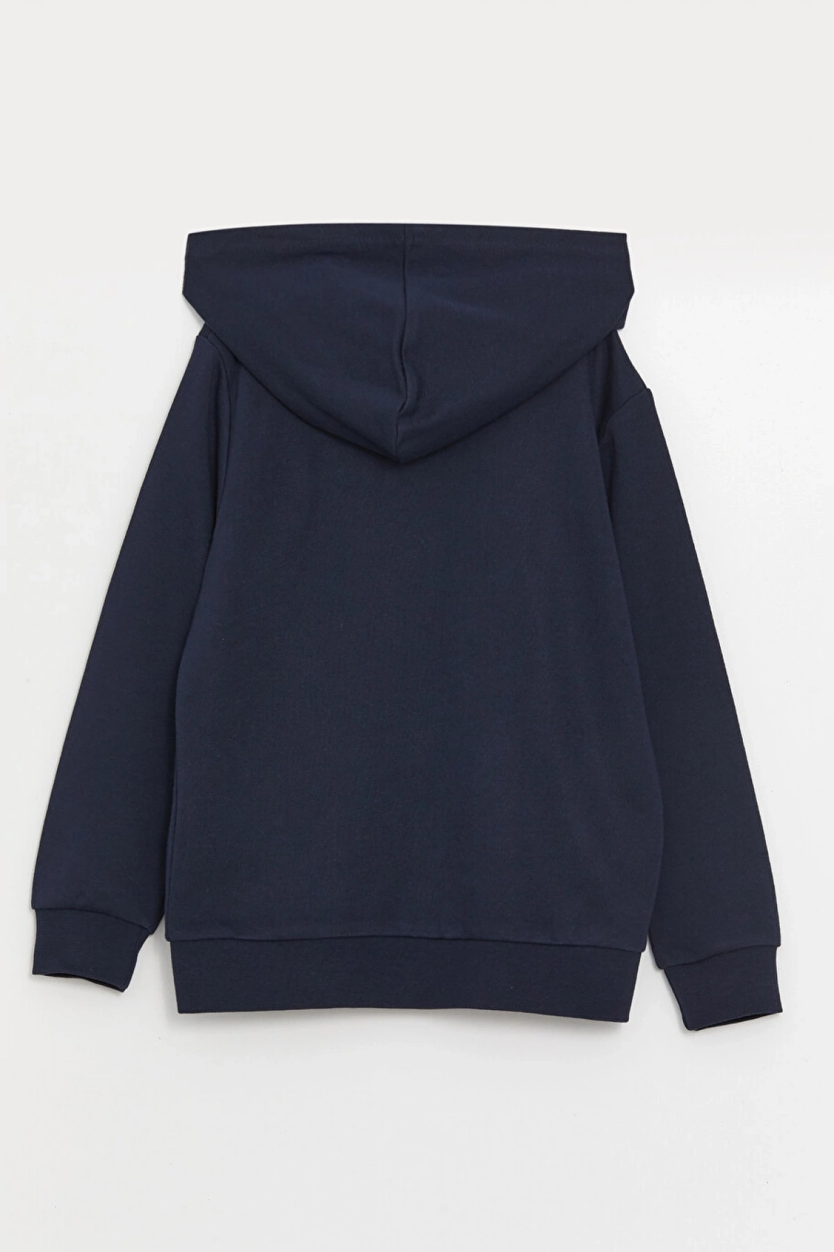 LCW Kids Lacivert Kapüşonlu Erkek Çocuk Fermuarlı Sweatshirt