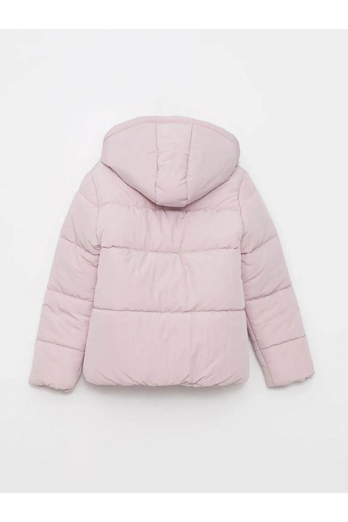LCW Kids Lila Kapüşonlu Basic Kız Çocuk Şişme Mont