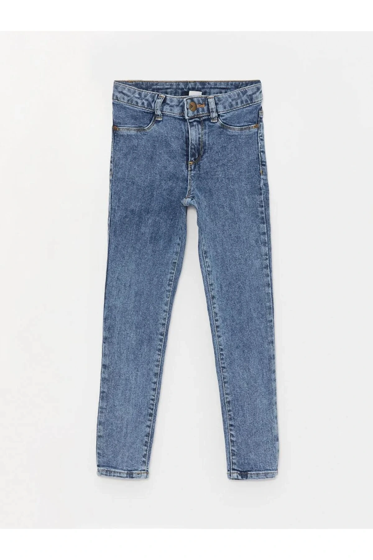 LCW Kids Mavi Skinny Fit Kız Çocuk Jean Pantolon