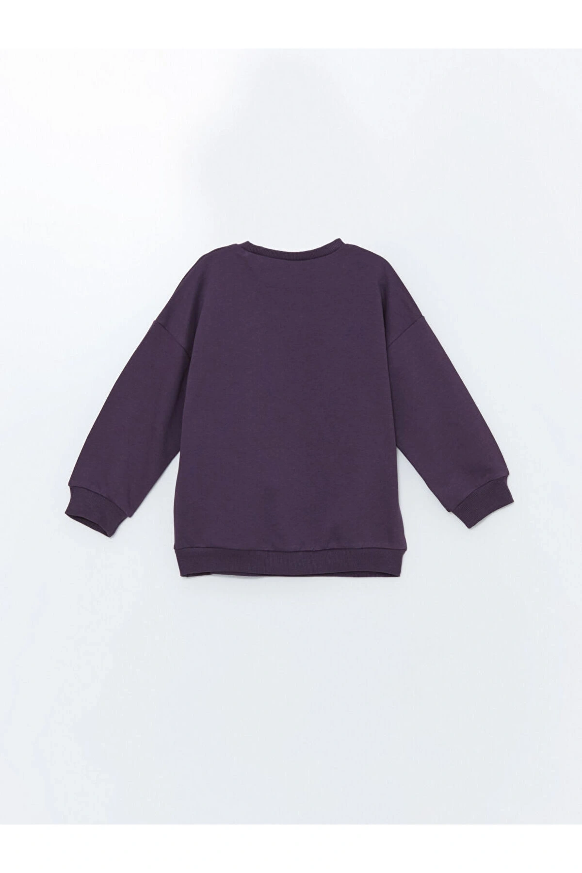 Lcw Kids Mor Bisiklet Yaka Uzun Kollu Baskılı Erkek Çocuk Sweatshirt