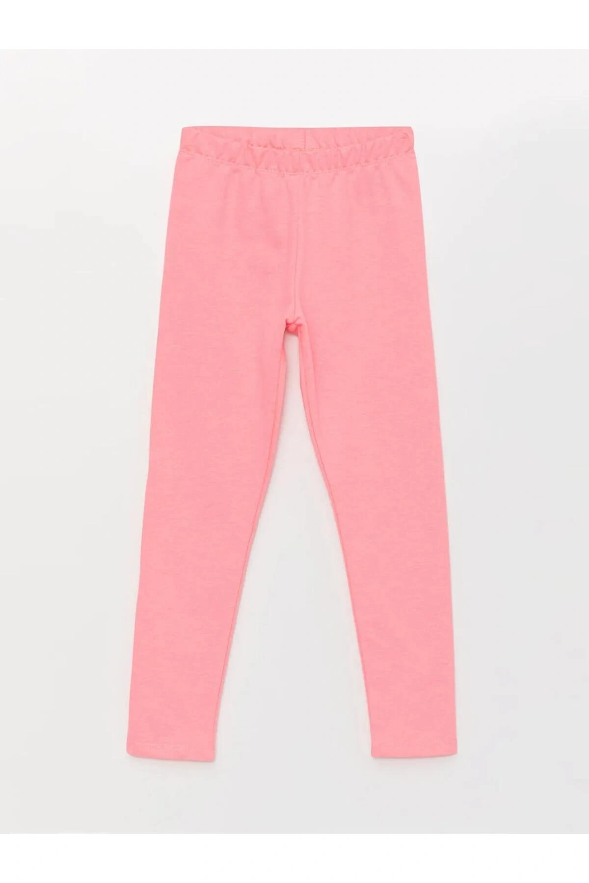 LCW Kids Pembe Beli Lastikli Basic Kız Çocuk Tayt