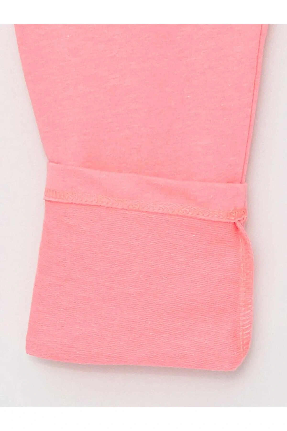 LCW Kids Pembe Beli Lastikli Basic Kız Çocuk Tayt