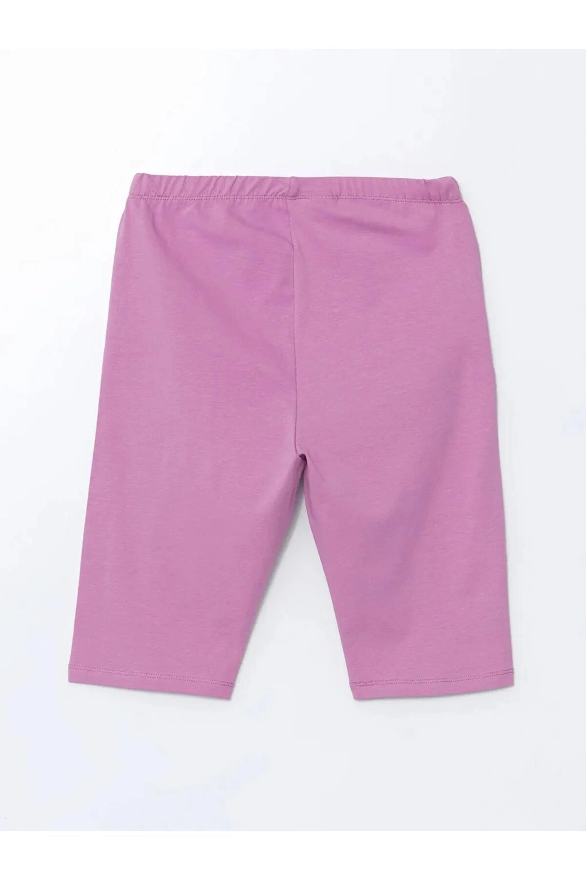 LCW Kids Pembe Beli Lastikli Kız Çocuk Kısa Tayt