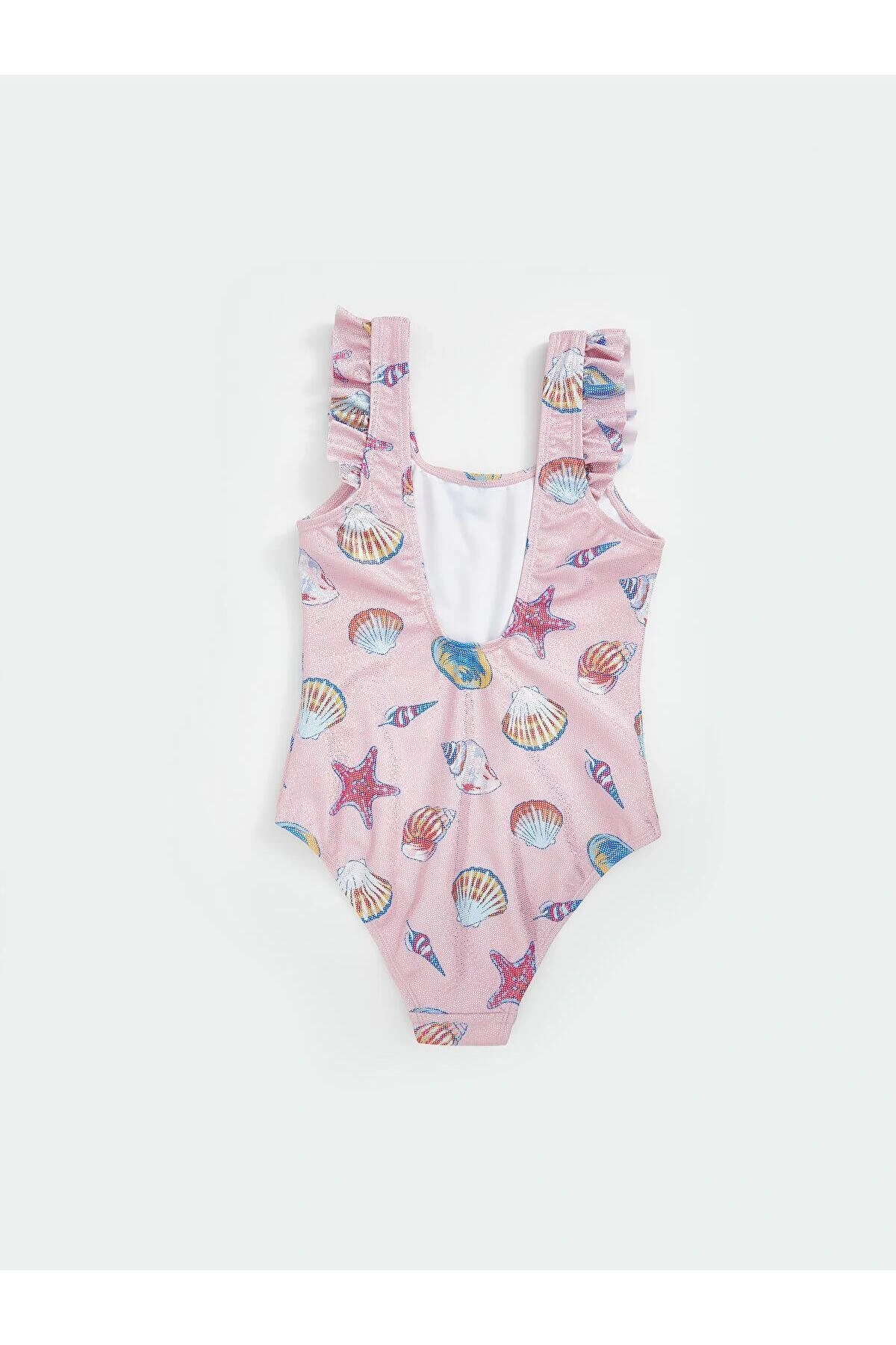 LCW Kids Pembe Hızlı Kuruyan Kız Çocuk Mayo