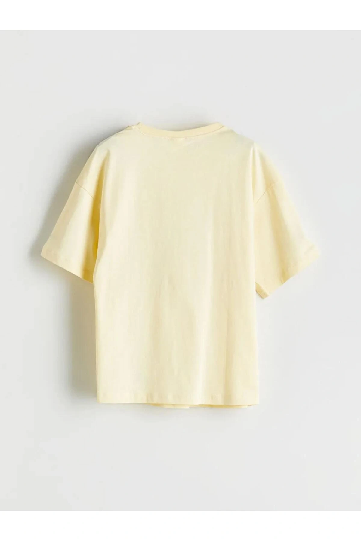 LCW Kids Sari Bisiklet Yaka Kız Çocuk Pijama Takımı